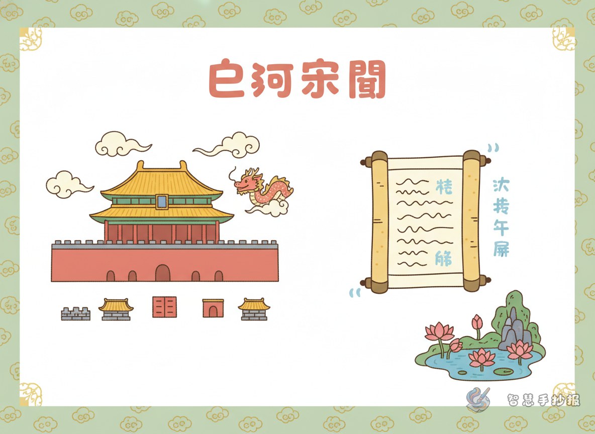 What can I include in a Forbidden City handwritten newspaper? - Poster topic cover image