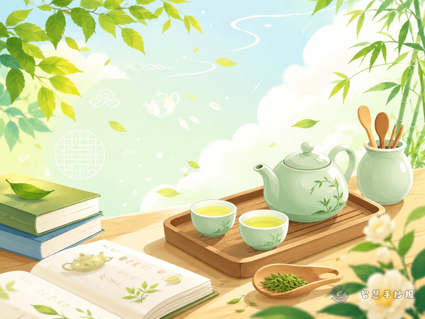 What Sections Make a Tea Etiquette Handwritten Newspaper Better - Poster topic cover image