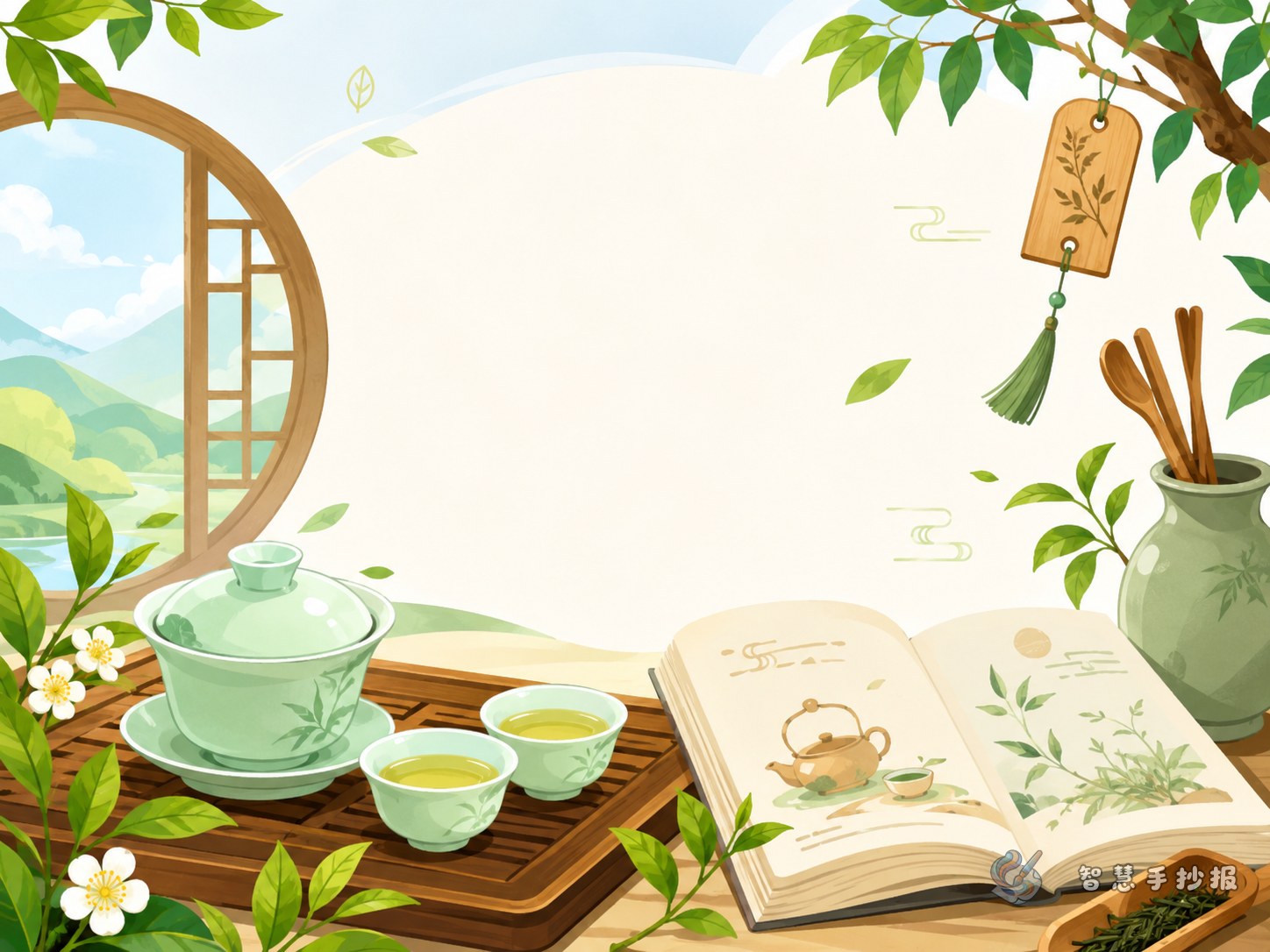 茶文化手抄报可以分哪些栏目更清晰 - 智慧手抄报专题封面图