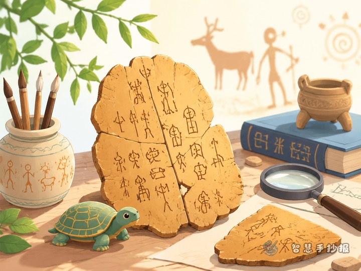 How to Make an Oracle Bone Script Handwritten Newspaper? Content and Layout Ideas - Sketch Topic Cover