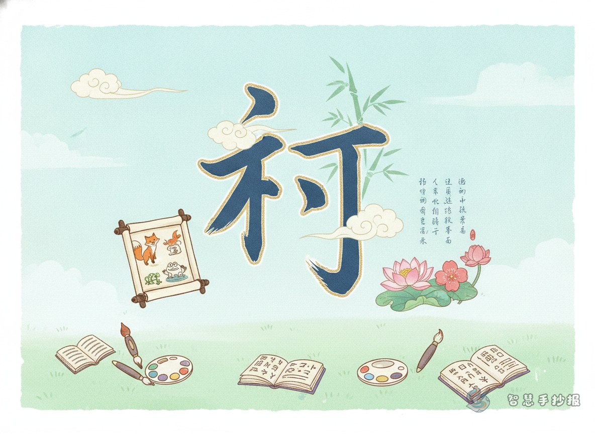 汉字之美手抄报可以写哪些内容 - 智慧手抄报专题封面图
