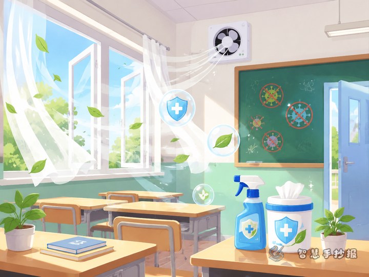 What to write on a classroom disinfection and ventilation poster? - Related topic thumbnail