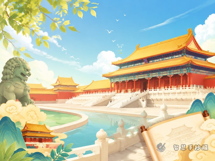 故宫为什么适合做中国传统建筑文化手抄报 - 相关内容封面