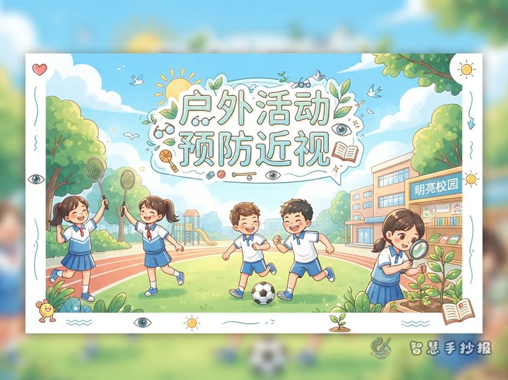 How to Make an Outdoor Activity and Myopia Prevention Poster - Related topic thumbnail