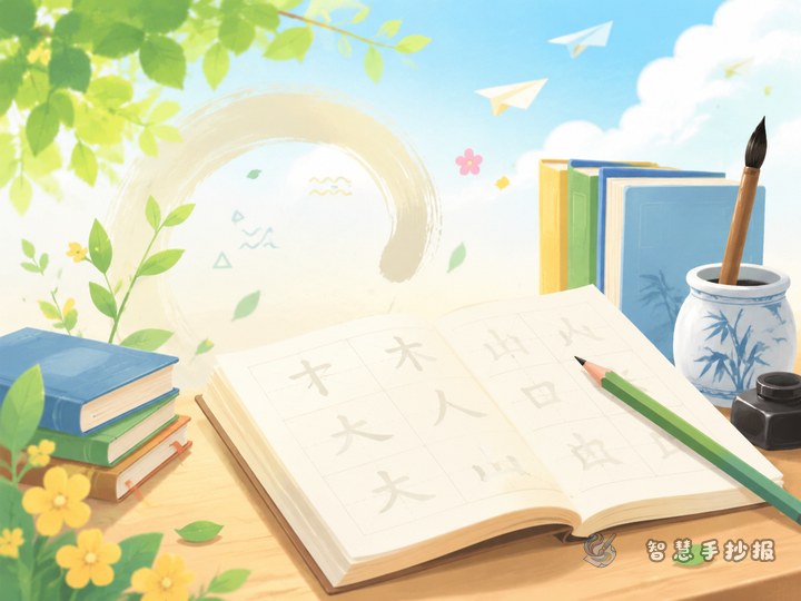汉字规范书写推广手抄报写&ldquo;我的练字行动&rdquo;怎么设计 - 相关内容封面