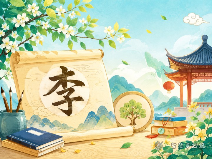 李姓手抄报可以从哪些内容入手更容易出彩 - 相关内容封面