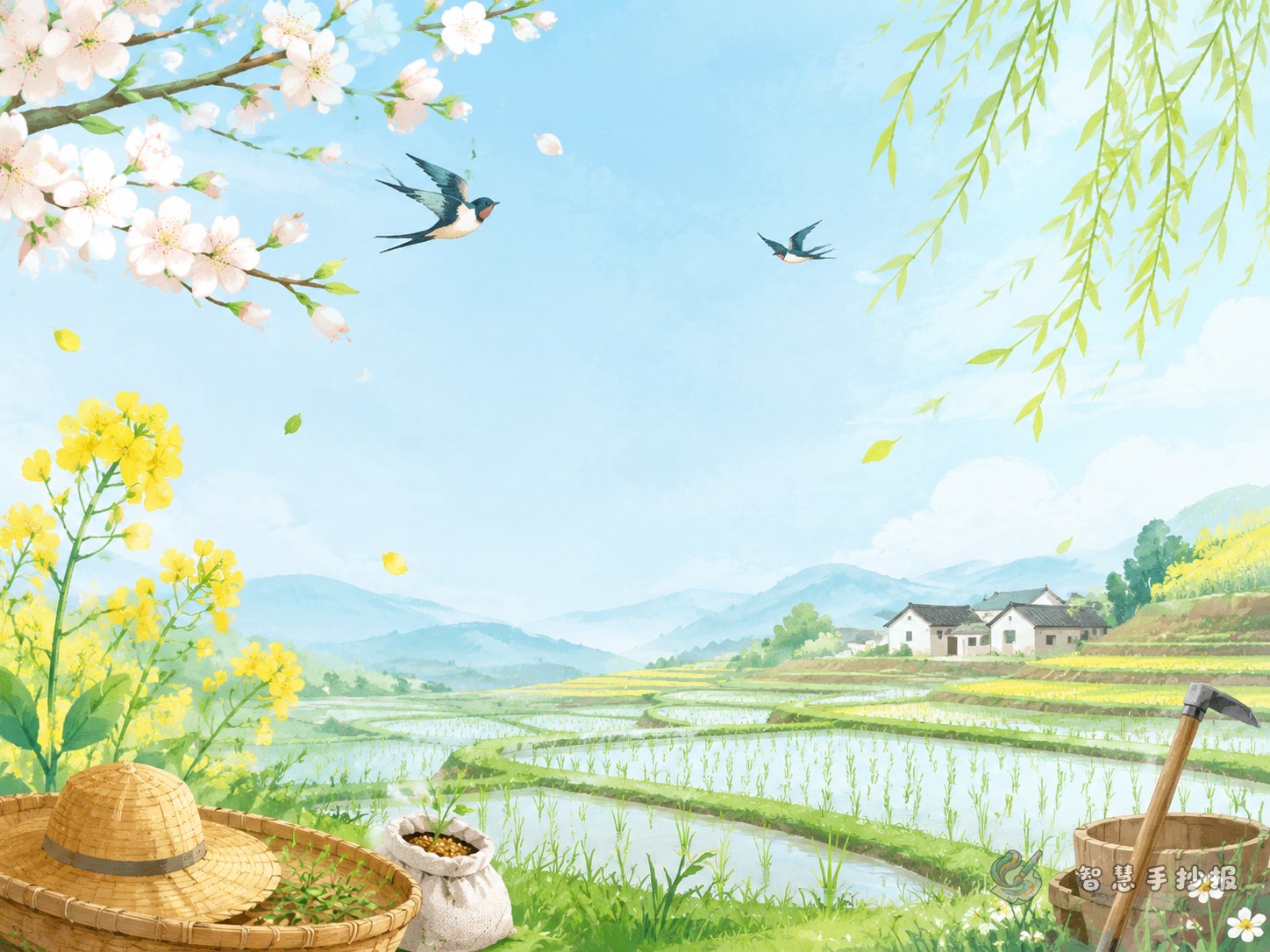 How to Make a Spring Equinox Farming Culture Handwritten Newspaper - Poster topic cover image