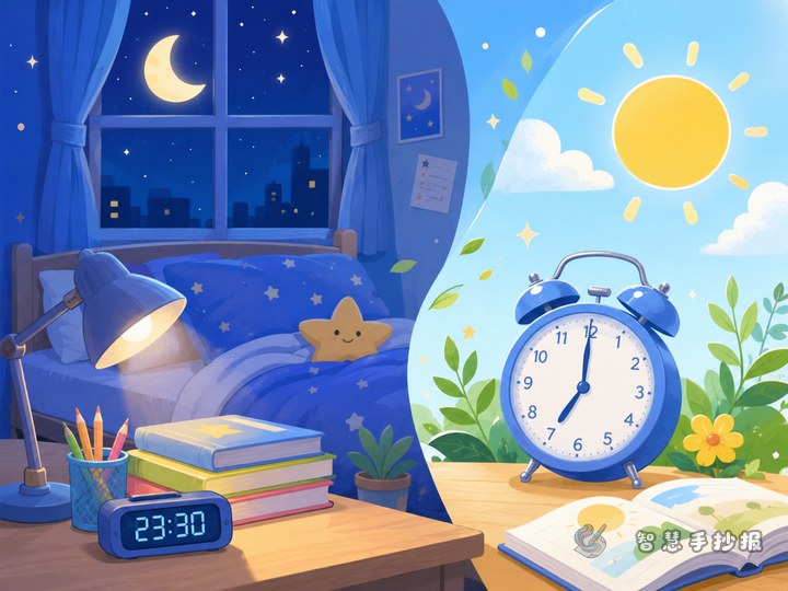 晚上总想熬夜，睡眠自律手抄报可以写哪些内容？ - 相关内容封面
