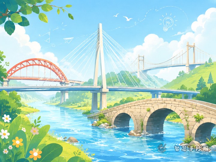 How Does a Bridge Cross a River? A Bridge Engineering Handwritten Newspaper for Kids - Related topic thumbnail