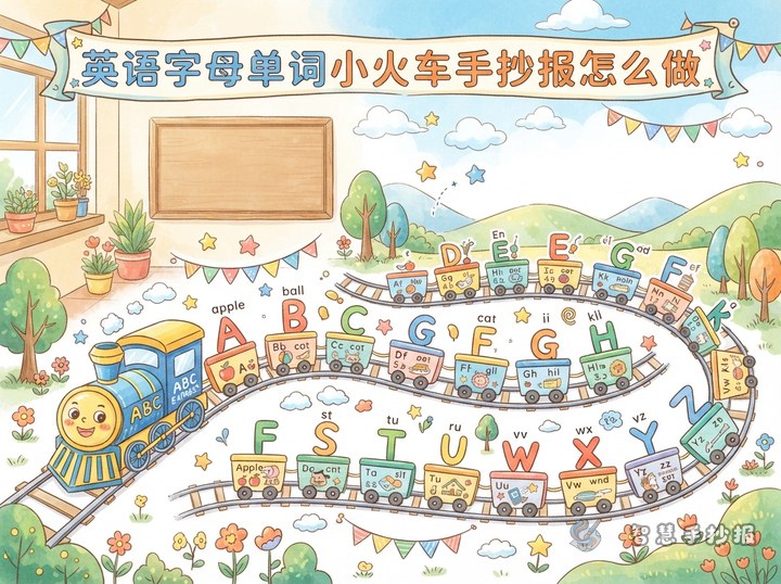 How to Make an English Alphabet Word Train Poster - Related topic thumbnail