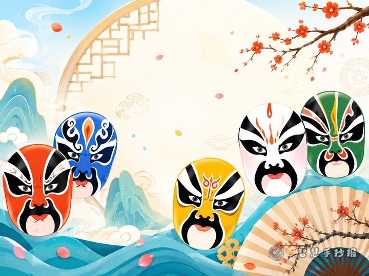 How to Make a Handwritten Newspaper About Traditional Opera Masks from Role Types - Related topic thumbnail