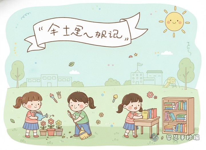 校园劳动节手抄报写什么？劳动实践与版面设计思路 - 校园四季活动主题手抄报系列作品预览