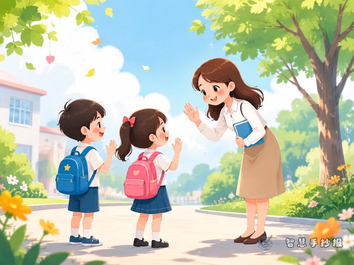 见到老师同学如何文明问好手抄报内容整理 - 相关内容封面