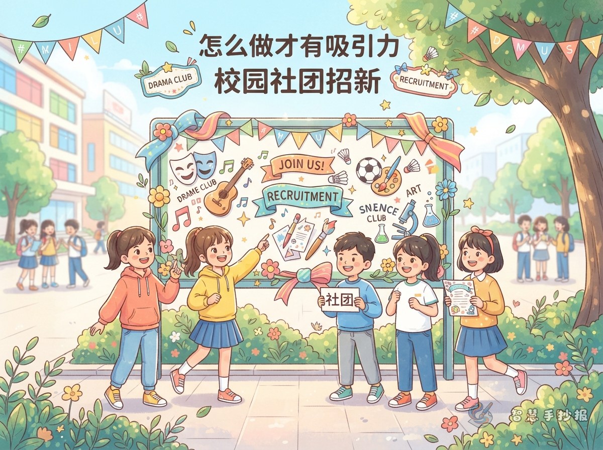 How to Make an Attractive School Club Recruitment Poster - Poster topic cover image