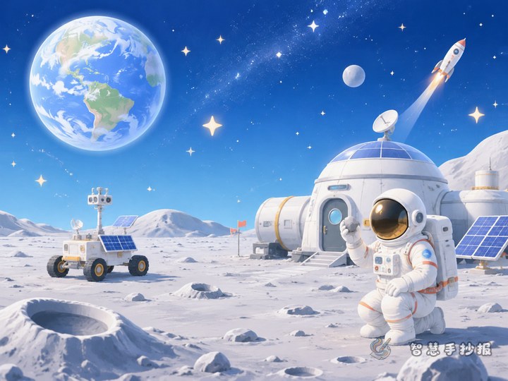Can People Really Live on the Moon? What to Write on a Handwritten Newspaper - Poster line art preview