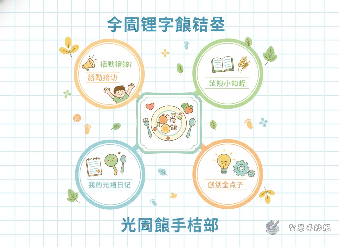 校园光盘行动手抄报可以分成哪几个实用栏目 - 智慧手抄报专题封面图