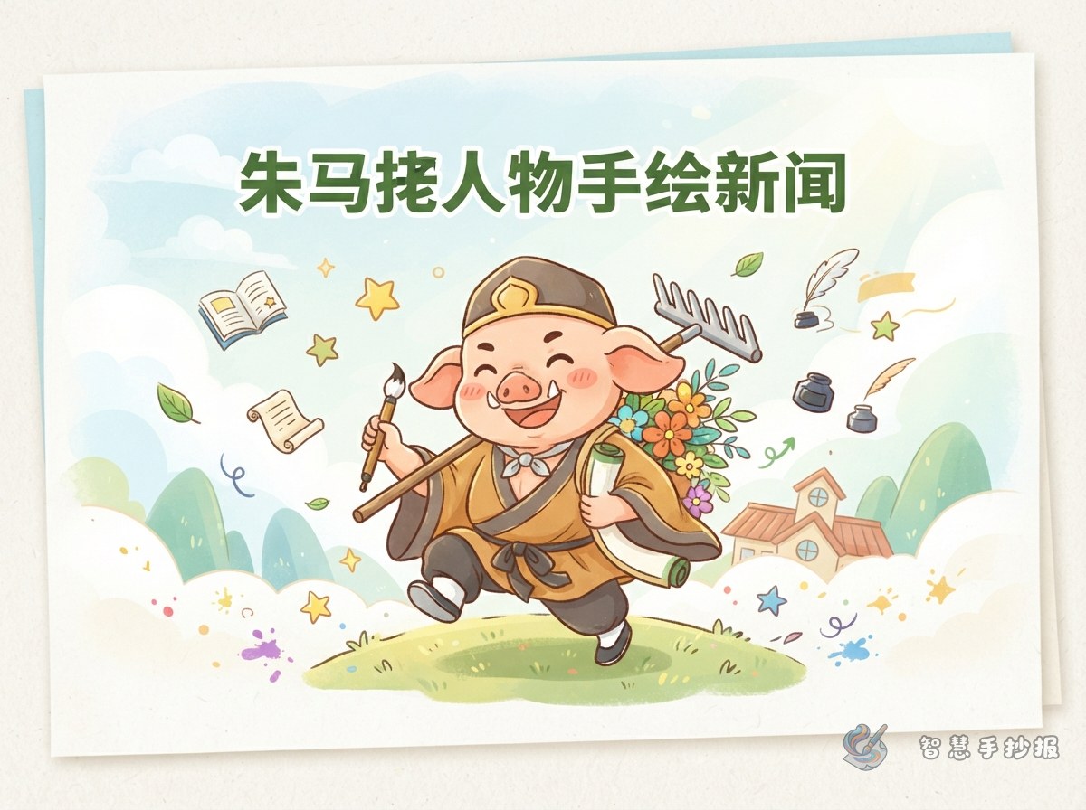 How to Make a Zhu Bajie Handwritten Newspaper That Stays on Topic - Poster topic cover image