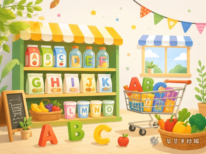 How to Make an English Alphabet Word Supermarket Handwritten Poster - Related topic thumbnail
