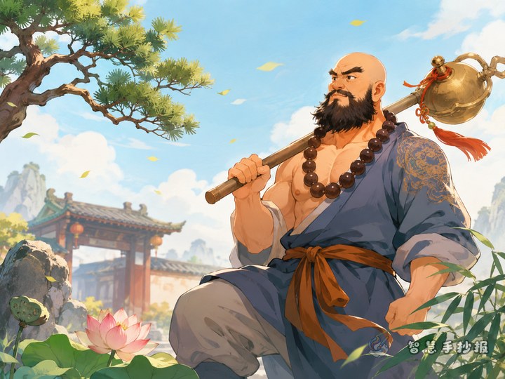 鲁智深人物故事手抄报可以写哪些经典情节？ - 手抄报专题封面
