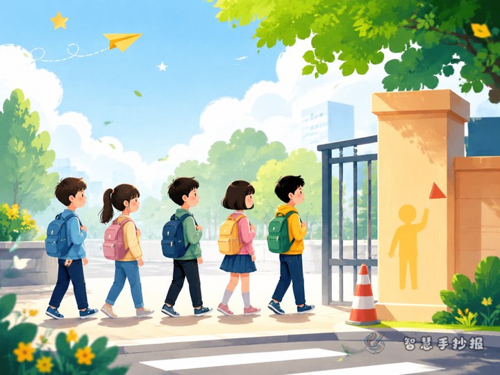 放学排队和校门口秩序手抄报怎么做更清楚 - 相关内容封面
