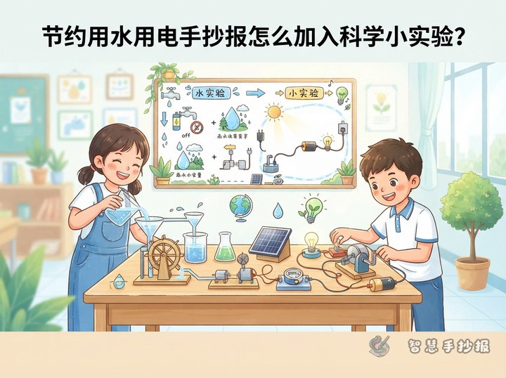 How Can You Add Simple Science Activities to a Water and Electricity Saving Poster? - Related topic thumbnail