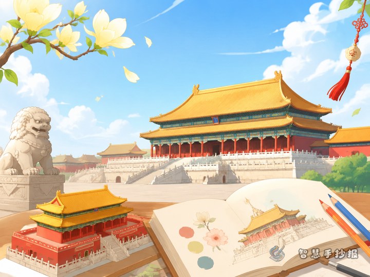 What to Write on a Forbidden City Poster for School - Sketch Topic Cover