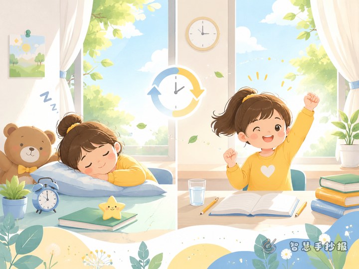 午休前后十分钟怎么安排？校园精力管理手抄报可以这样画 - 相关内容封面
