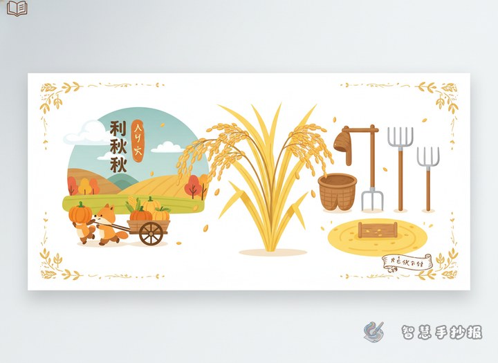 What Should an Autumn Equinox Handwritten Newspaper Include? Rice Harvest, Fall Farm Work and Threshing Tools - Related topic thumbnail