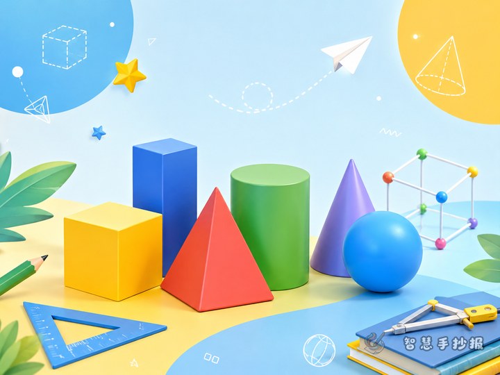 What to Write and How to Arrange a Solid Shapes Handwritten Newspaper - Sketch Topic Cover