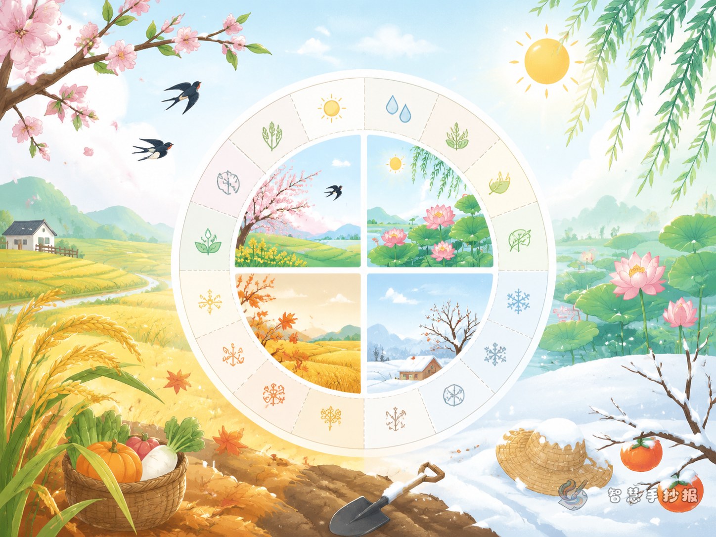 How to Make a Handwritten Newspaper about Weather Proverbs in the Twenty-Four Solar Terms - Poster topic cover image