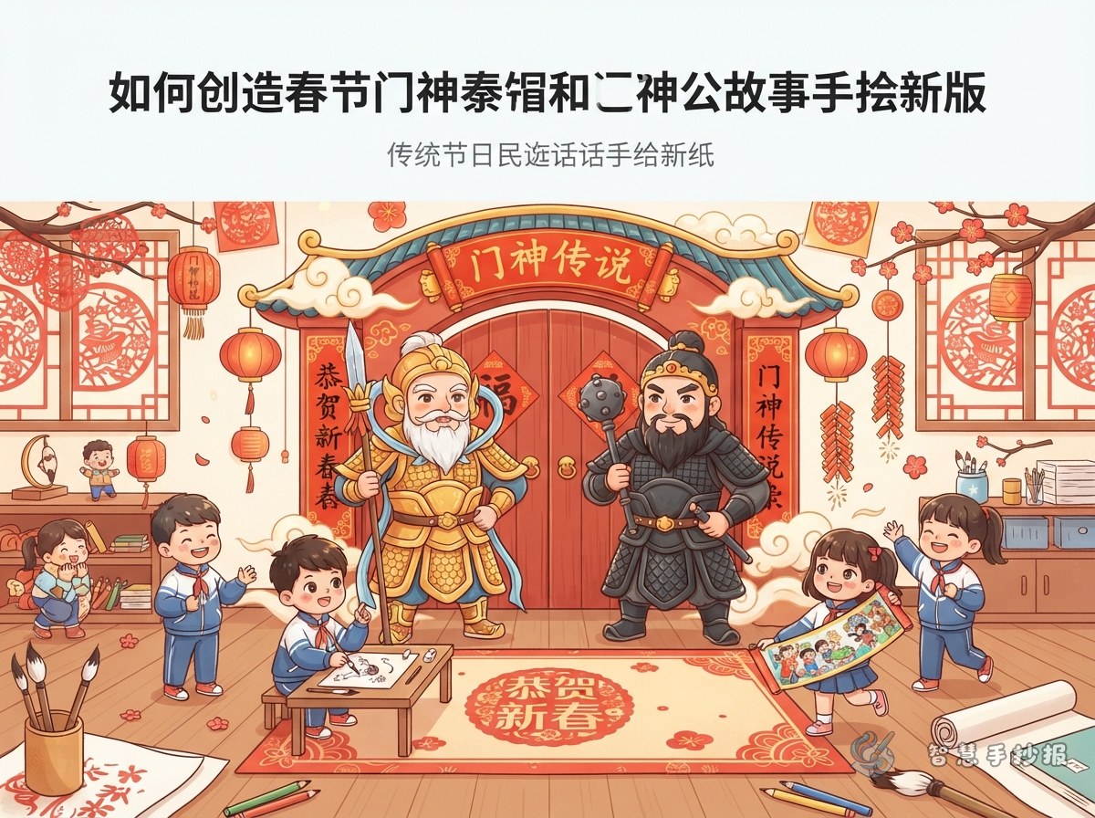 How to Make a Qin Qiong and Yuchi Gong Door Gods Poster - Poster topic cover image