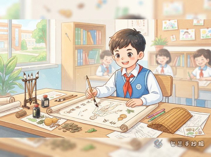 皇甫谧针灸手抄报怎么设计才有医学传承感 - 相关内容封面