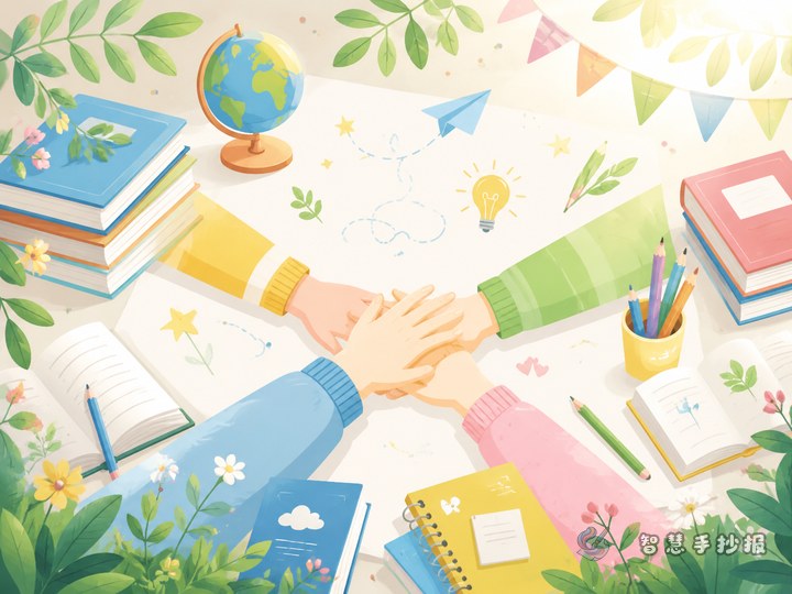 How to Design a Teamwork Handwritten Newspaper for a Class Book Share - Related topic thumbnail