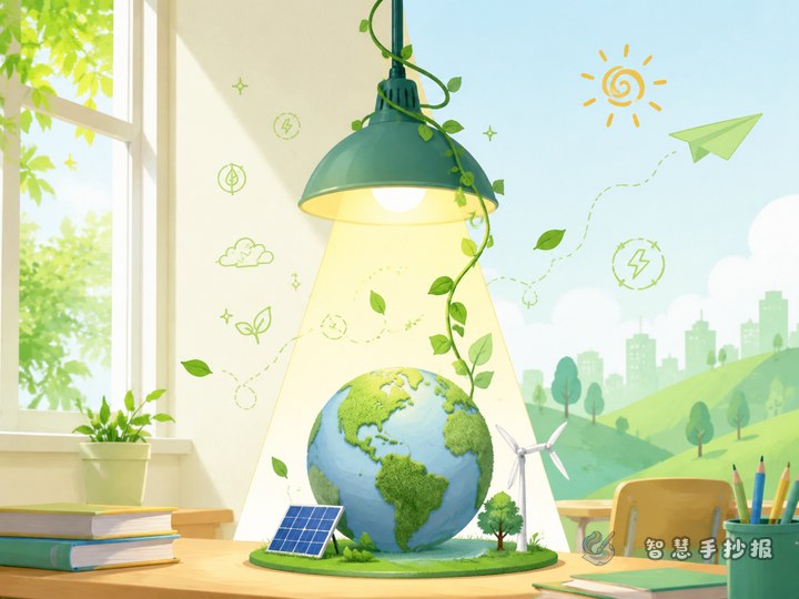 How to Make a Hand-Copied Poster About a Classroom Light&rsquo;s Low-Carbon Journey - Related topic thumbnail