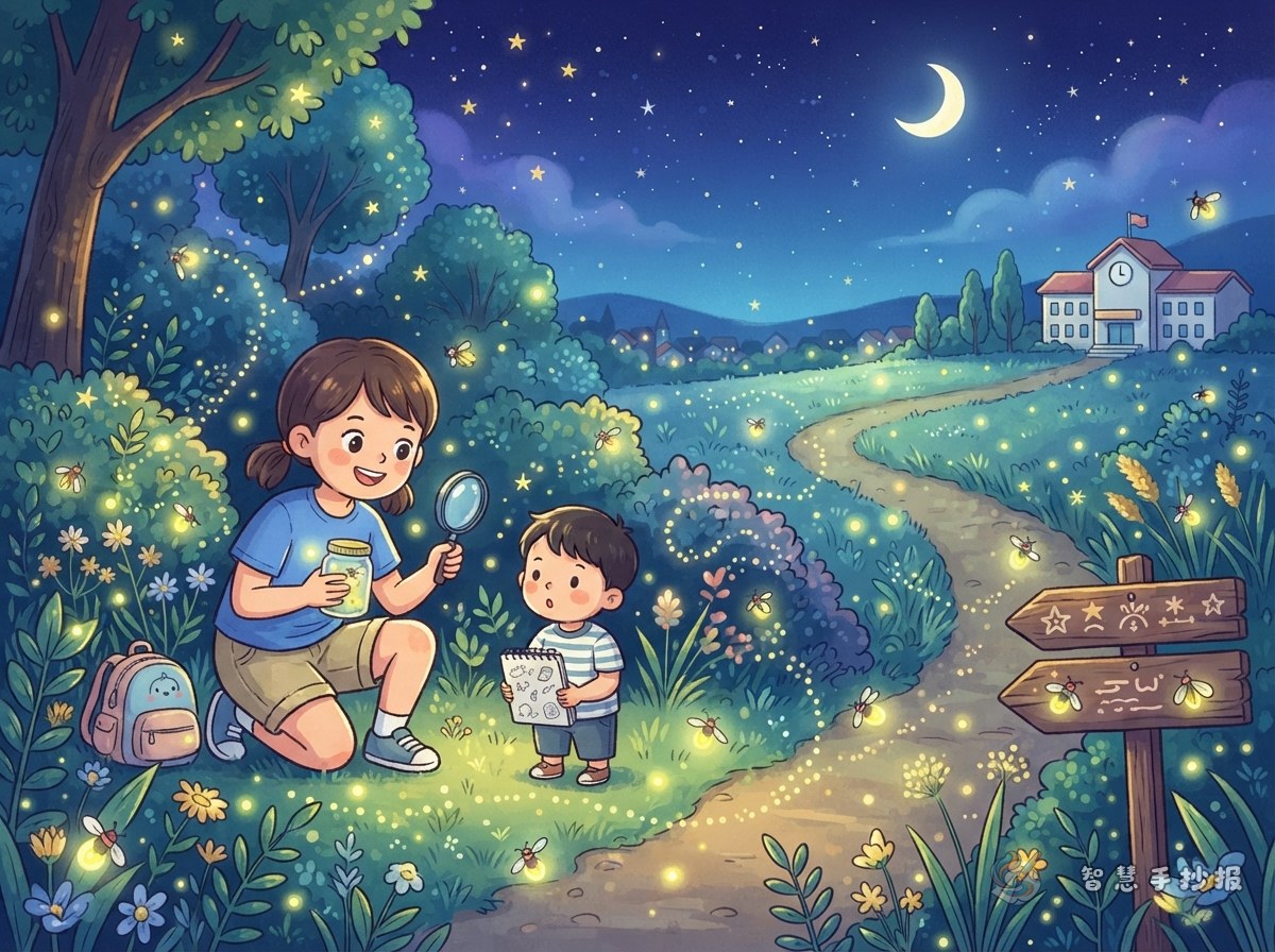 How to Lay Out a Firefly Observation Poster with a Summer-Night Feel - Poster topic cover image