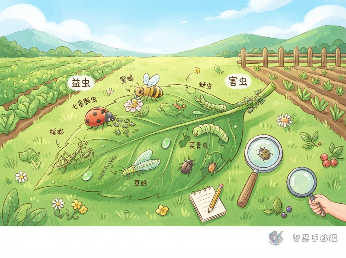 How to Make a Farmland Insect Poster from Clues on a Leaf - Poster topic cover image