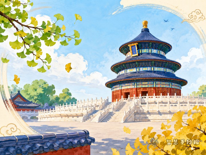 How to Design a Temple of Heaven Handwritten Newspaper with Ancient Architecture Style - Related topic thumbnail